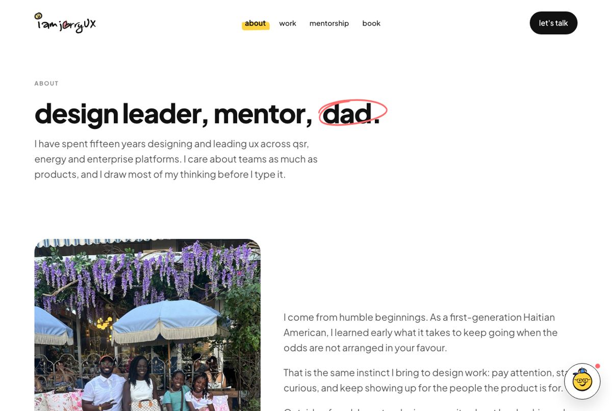 New about page