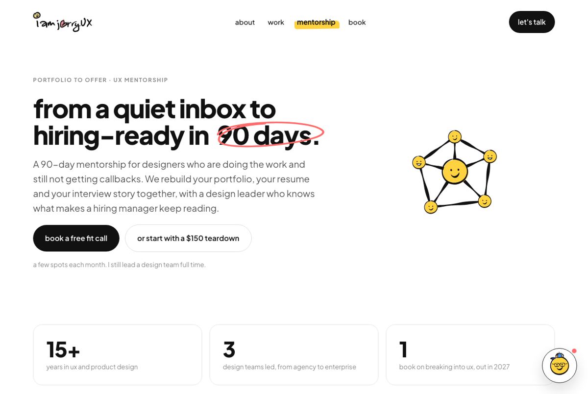 New mentorship page