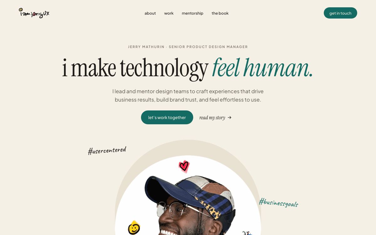 A rejected homepage direction